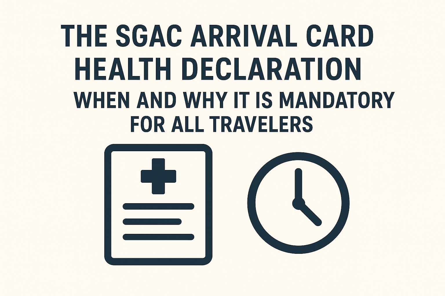 SGAC Arrival Card