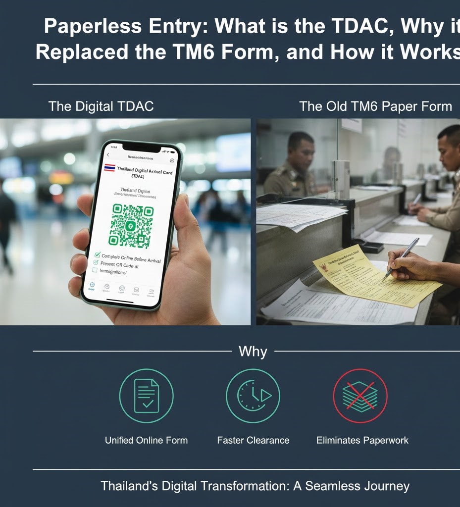 TM6 TM6 form TDAC - Thailand Digital Arrival Card